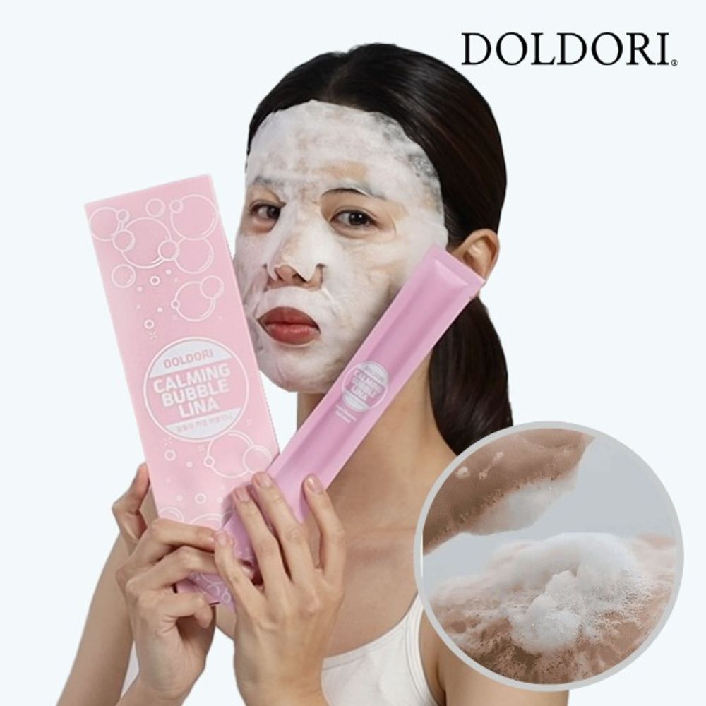 CELLVIOCOS DOLDORI Calming Bubble Lina Roll Mask Deep Cleansing Pore Care Pack 7pcs K-Beauty _ Made in Korea